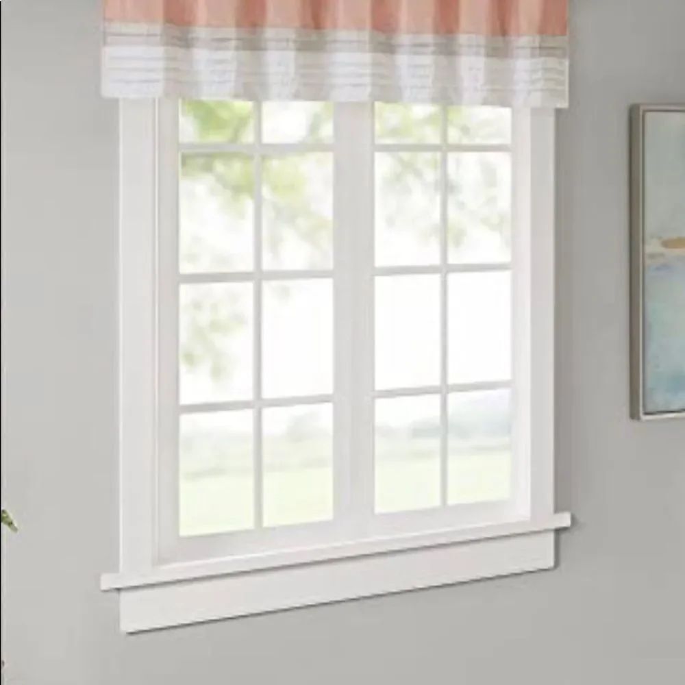 Rod Pocket Valance Window Curtain 50"x18", 1-Panel Pack - Picture 3 of 5